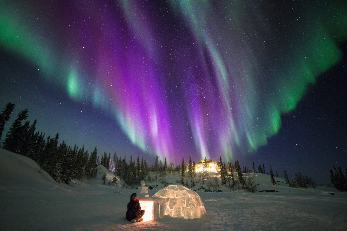 northern lights viewing canada