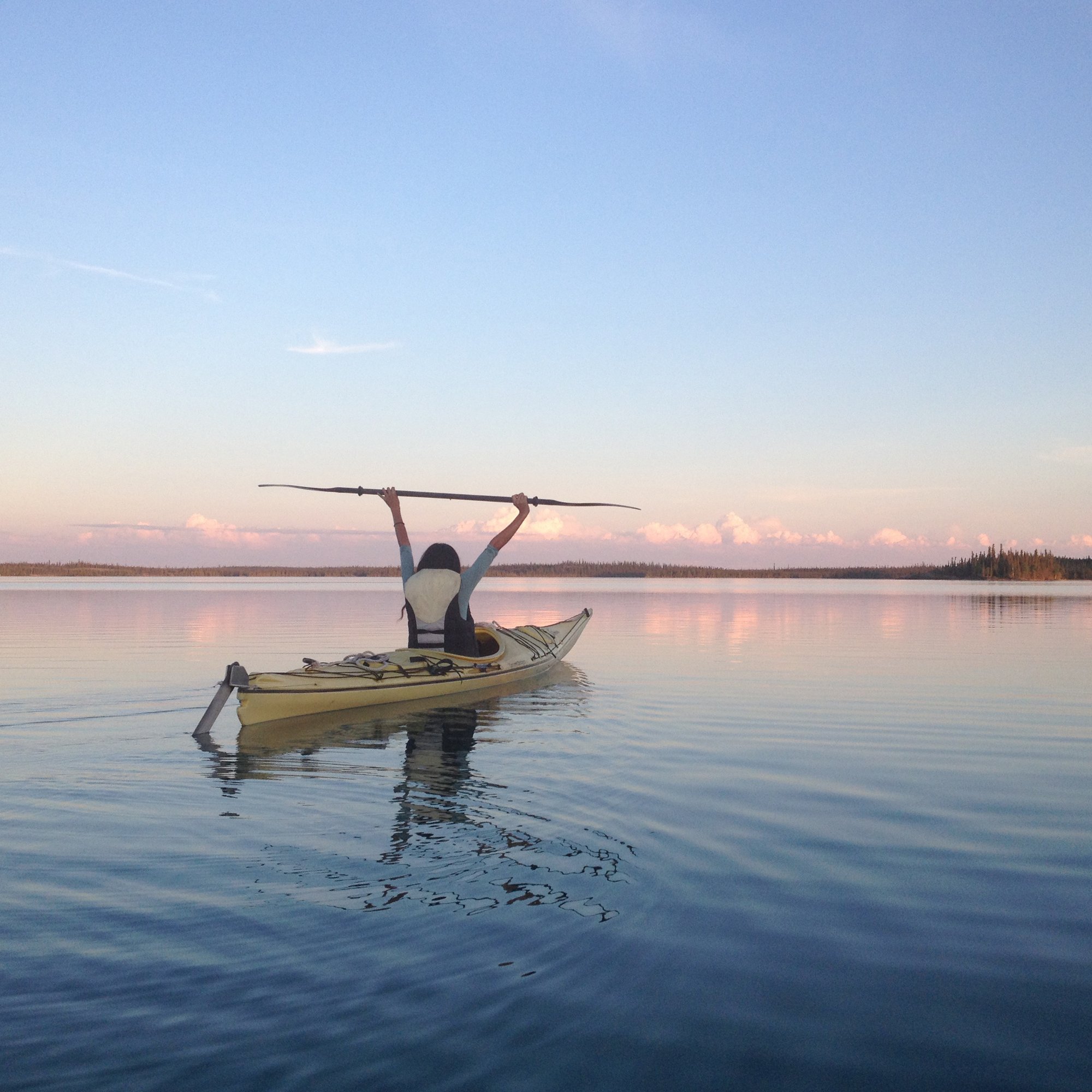 Kayaking Sunrise-Summer-Asta Law -Horizontal-1