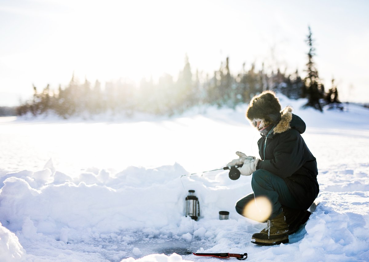 Ice Fishing & Snowmobiling