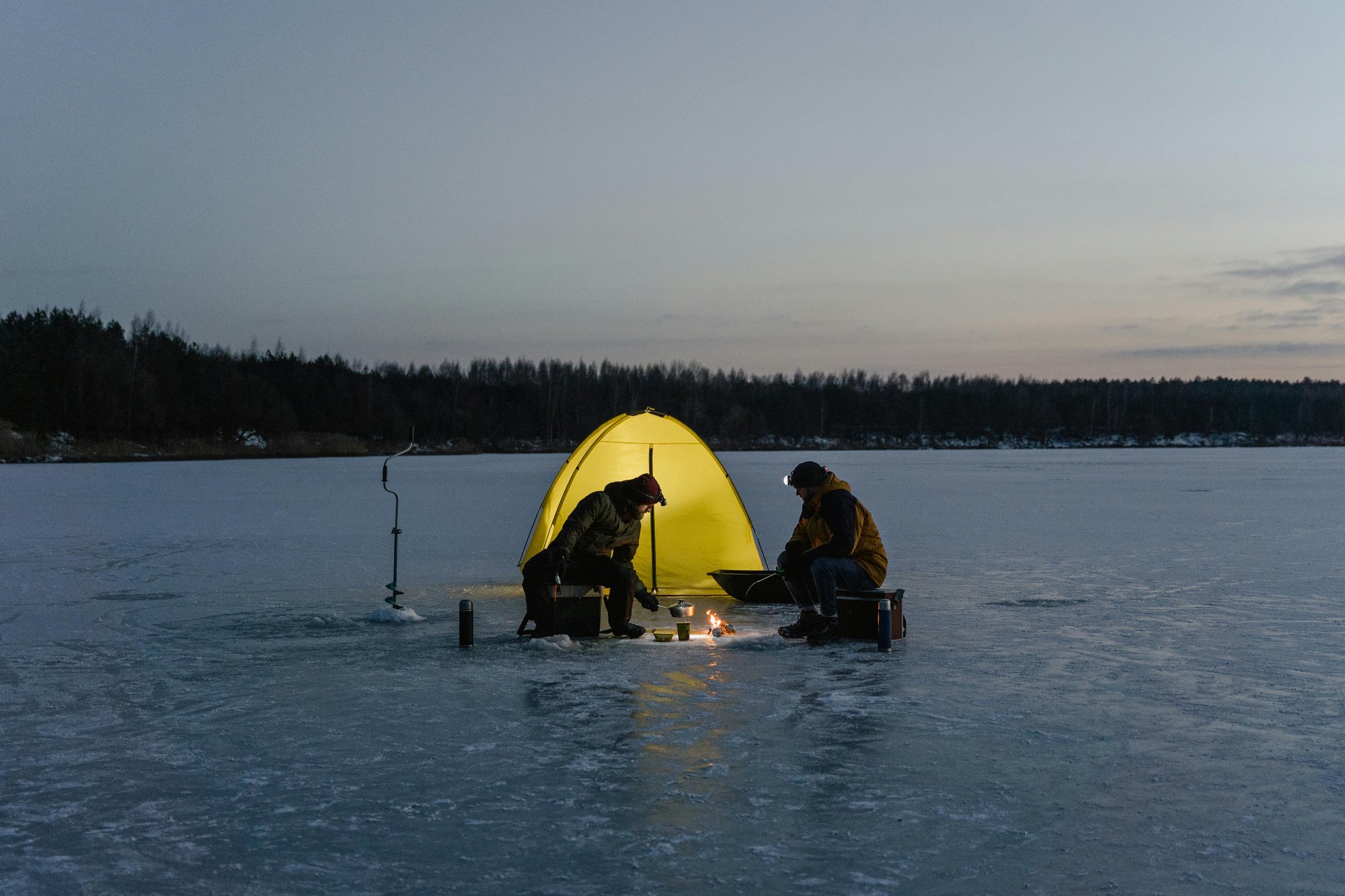 Pêche sur glace à Blachford7