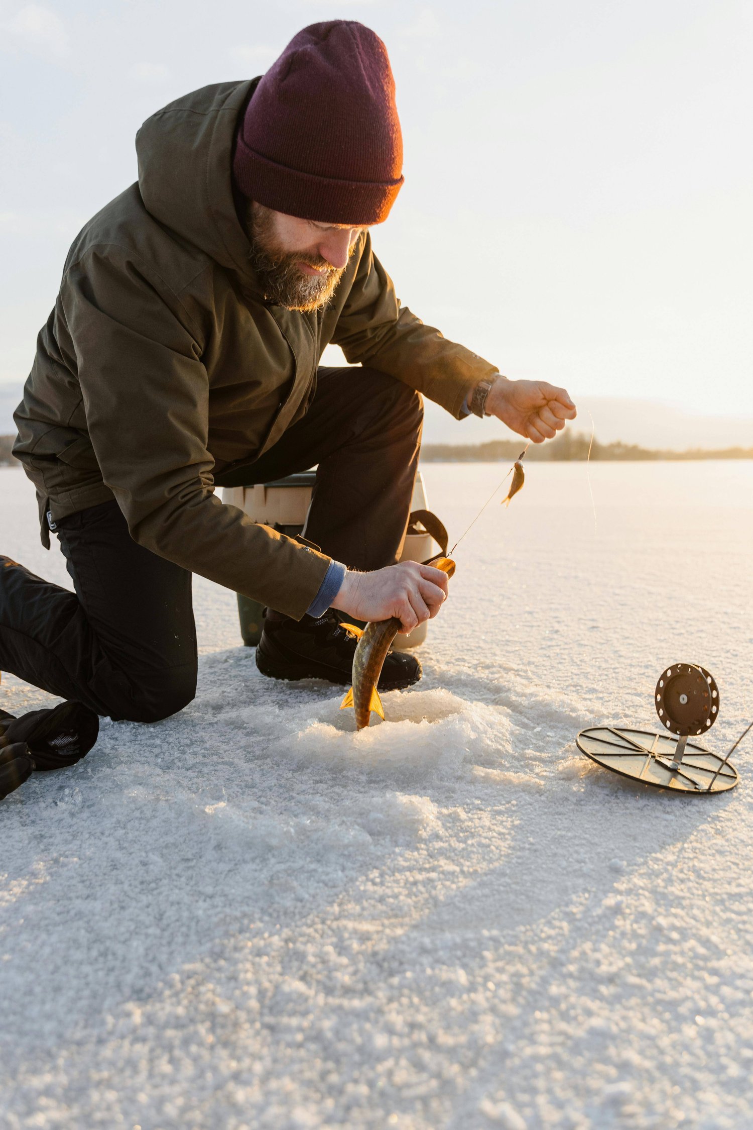 Pêche sur glace à Blachford8