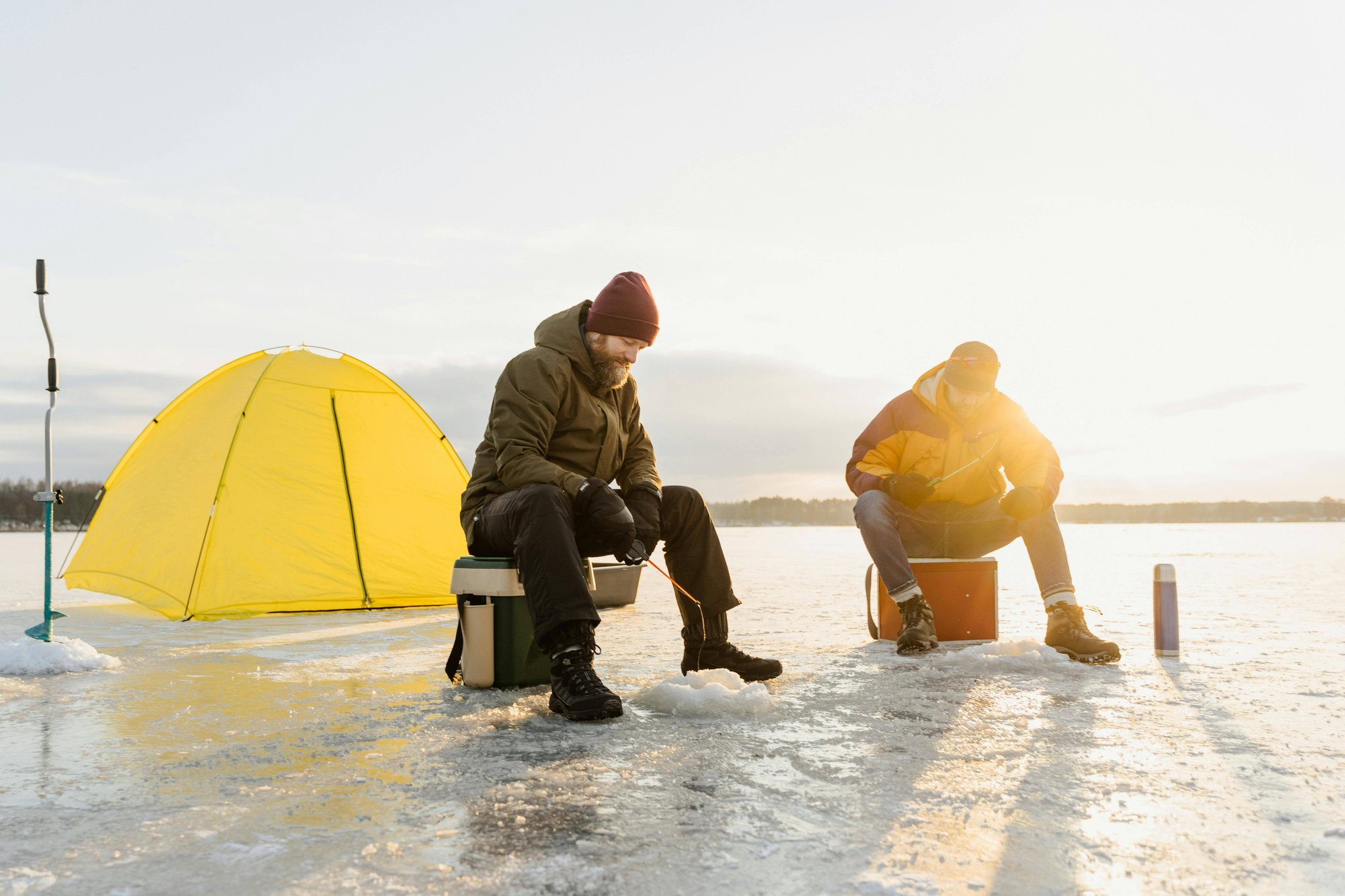 Pêche sur glace à Blachford9