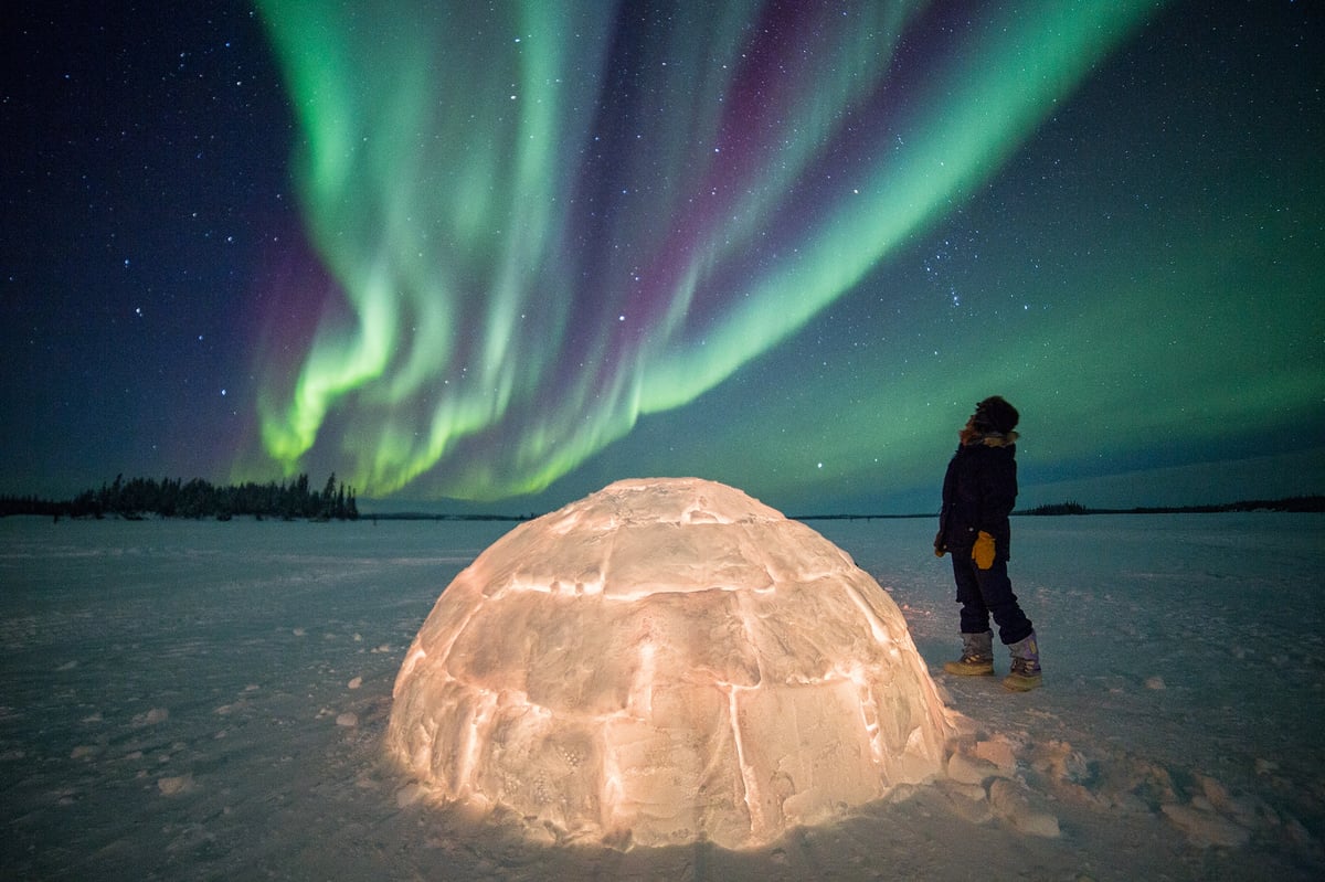 Winter & Spring Aurora Witness the winter Aurora in a snowy Canadian wonderland.